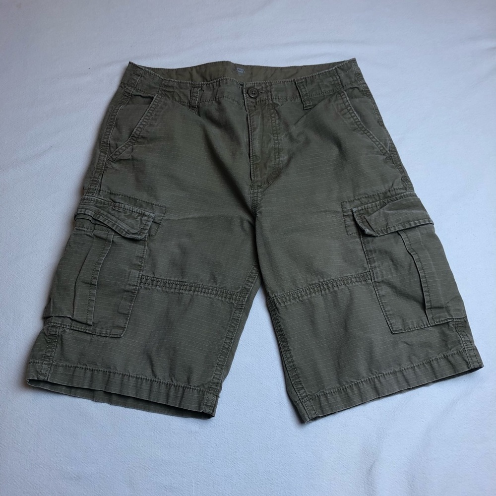 Old Navy Size 28 Khaki Green Cargo Shorts Mens
